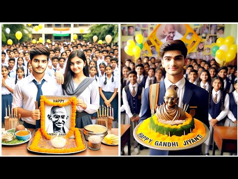 Gandhi Jayanti Ai Photo Editing | Happy Gandhi Jayanti Ai Photo Editing | Bing Ai imege creator