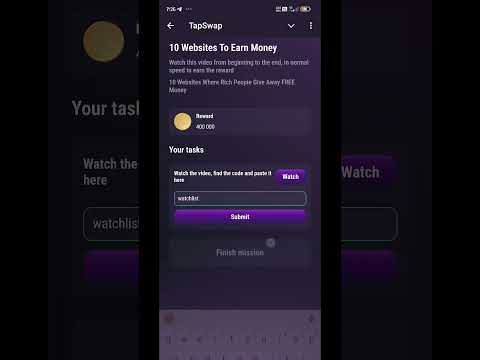 tapswap 10 website to earn money code #tapswap #tapswapcode #tap2earn #crypto #nft