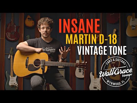 Vintage Martin sound on a modern production guitar? YES! - Martin D-18 Authentic 1937 Aged