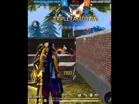 AWM GAMEPLAY IN FREE FIRE FREE FIRE GAMEPLAY BRO BIMAL