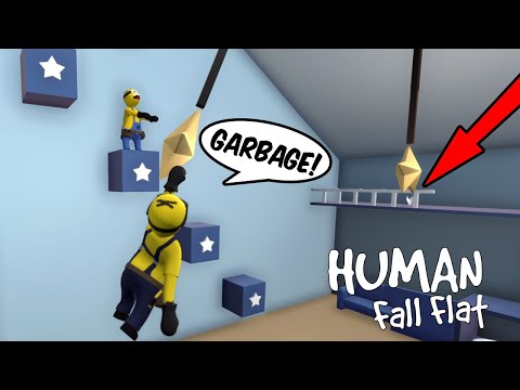 MINIONS NEEDS TO CLEAN THE HOUSE BEFORE MOM COMES BACK in HUMAN FALL FLAT