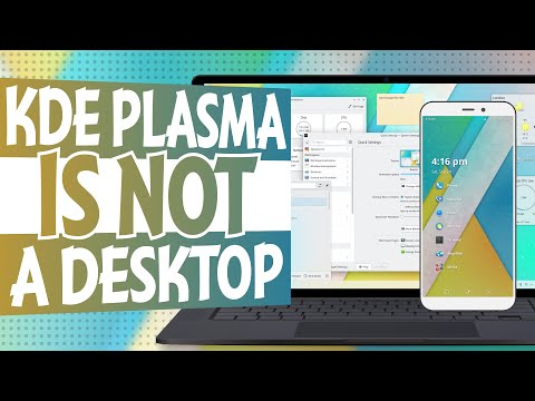 KDE Plasma is NOT a Desktop Environment