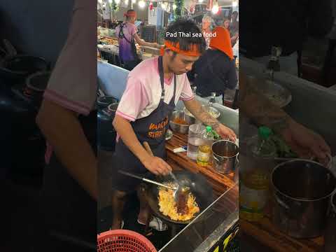 泰国街边美食Pad Thai Sea Food #泰国美食 #泰国街边美食 #普吉岛美食 #普吉岛街边美食