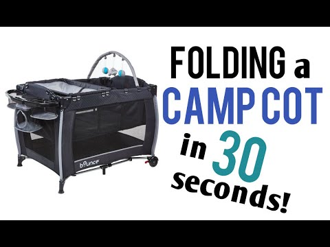 How to open/close a CAMP COT in under 30 seconds