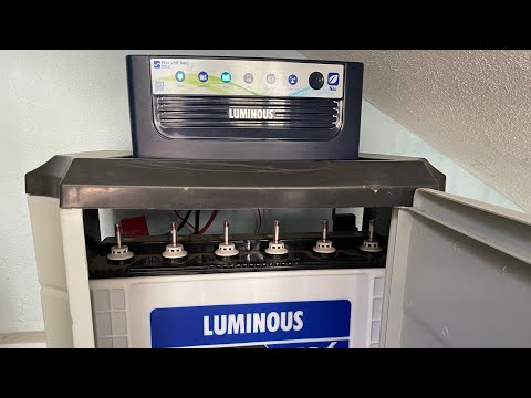 Luminous Inverter Eco Volt Plus 1050 & Luminous ILTT 18060 PRO 150 Ah Battery | Cabin