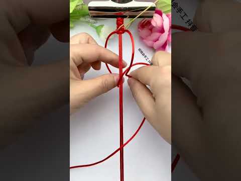 Good luck bracelet, braiding skills sharing, handmade DIY, simple braiding bracelet tutorial, br