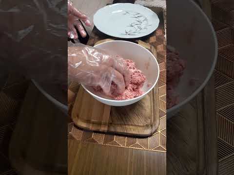 HOW TO MAKE HOMEMADE GROUND MEAT! #shorts #shortsvideo #airfryer #hamburg