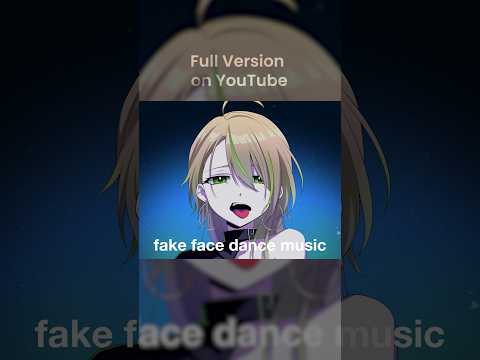 【低音女子】fake face dance music #歌ってみた #cover #shorts