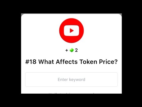 Seed Verify Code Today | #18 What Affects Token Price?