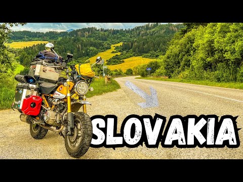 Epic Adventure: Conquering Slovakian Mountains On A Honda Monkey Bike