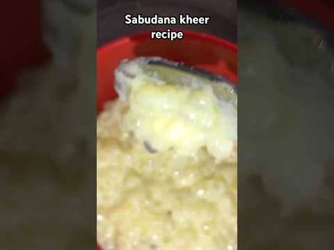 Sabudana kheer recipe#kheer#sabudana#kheerrecipe#food#asmrfood#foodies#shorts#delicious