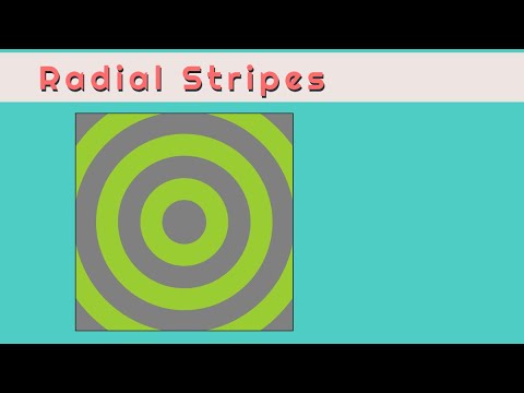 Creating Repeating Radial Stripes for a Bullseye Effect