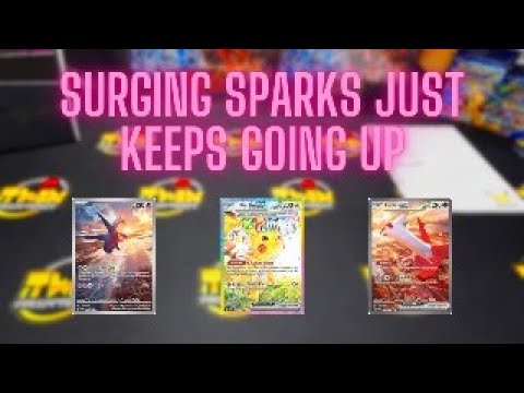 Gotta Start The Week Off Right w/ a Pikachu SIR Pull From Surging Sparks!