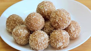 1O ని||ల్లో మంచి బలమైన కొబ్బరి లడ్డు | Easy Sweet | Coconut Laddu | Kobbari laddu | Jaggery Sweet