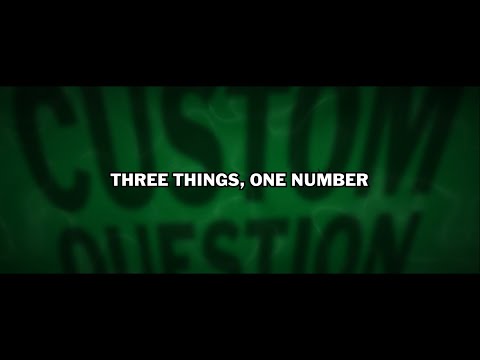 Custom YDKJ Question: Three Things, One Number [ft. Kazashi]