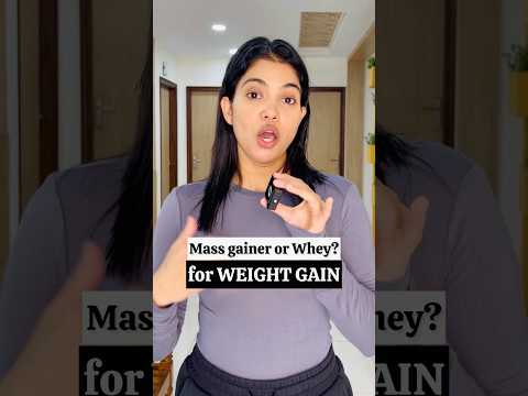 Whey or MASS GAINERS? Take this to GAIN WEIGHT the right way #gainingweight #musclegain