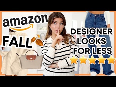 AMAZON  FALL Designer Looks for Less🍂 that LUXURY BRANDS Don't Want You To Know About 🤫 #AmazonHaul