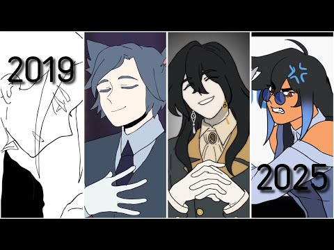 The (glorious) evolution of my lip sync animations (2019 - 2025)