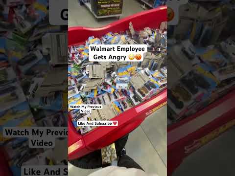 Walmart Employee Gets Angry (Prank) 😳😡 #foryou #shortfeed #trending #feed #walmart #hotwheels