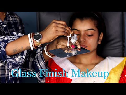 Glass Finish Bridal Makeup Tutorial /Aishwarya Rai Inspire Makeup Look From Devdas /Paro Makeup Look