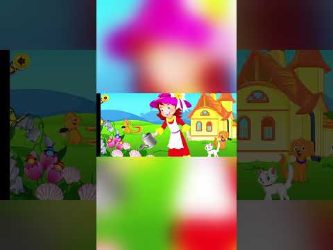 #Mary Mary Quite Contrary Rhyme #cartoon #babybuslearning #nurseryrhyme|SriKidsPlayland