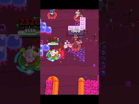 1 Vs 3 Sprout In Ranked Match #brawlstars #shorts