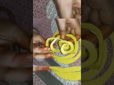 Easy DIY- Home Decor - 2.. Handmade Rolling Rose tutorial...#easycraft #handmade #rollingrose