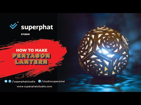 How To Make Christmas Lantern | DIY Christmas Decoration Ideas 2019 | Superphat Studio