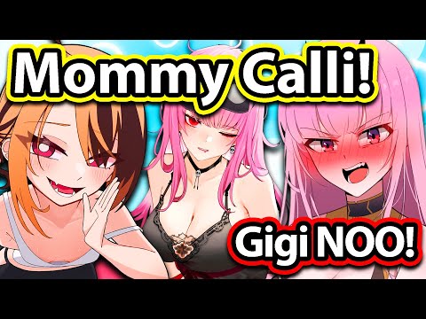 Gigi Started Calling Calli Mommy instead of Dad 【Mori Calliope / Hololive】