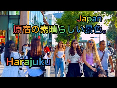 [4K HDR] Walking Tour from Shibuya to Harajuku Via Yoyogi Park. Tokyo, Japan.