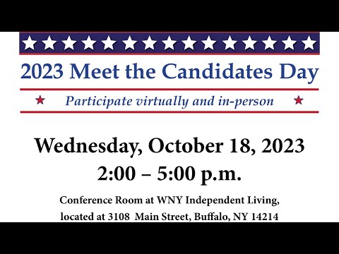 WNY Independent Living - Meet the Candidates Forum