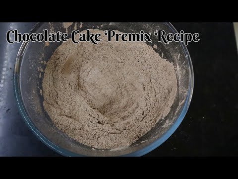 Four Flour Chocolate Cake Premix Recipe - Cake Premix Recipe - Chocolate Cake Premix #cake #premix