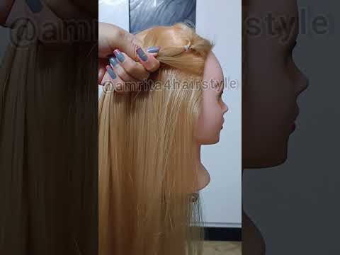 Cute front hairstyle for girls #hairstyles #shortvideo