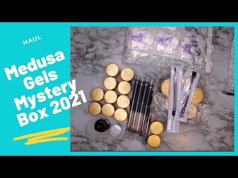 Medusa Nails Hard Gel Large Mystery Box 2021| SECRET GIVEAWAY WINNER ANNOUNCED!