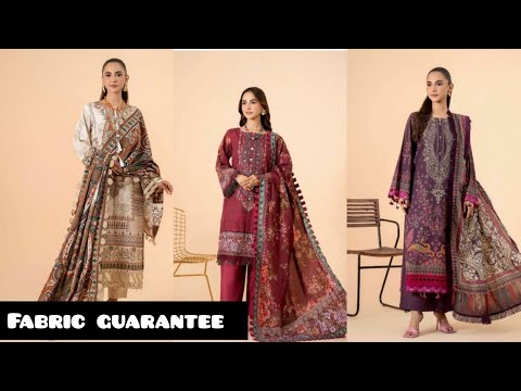 2024 Mausummery Khaddar Collection 3pcs with original binsaeed stamp ||@Aaimafashion