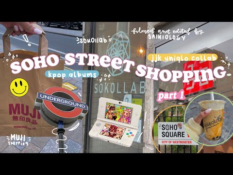 🧃soho street part 1 | muji shopping, uniqlo jjk,