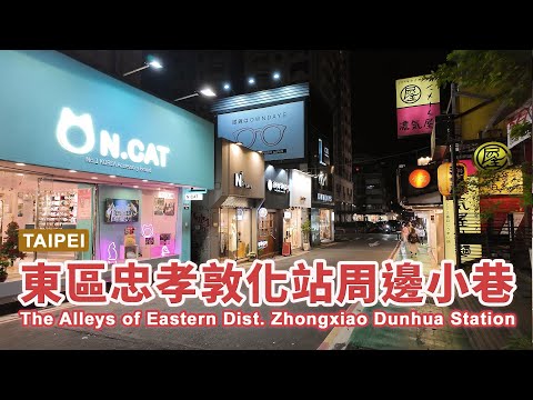 台北東區商圈 忠孝敦化站周邊小巷 The Alleys of Eastern District Zhongxiao Dunhua Station｜捷運忠孝敦化站｜台灣小散步 Taiwan吃GoGo