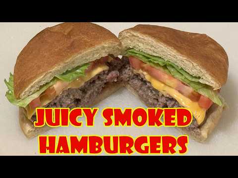 Juicy Smoked Hamburgers | Pit Boss | Pit Boss 1600 Elite