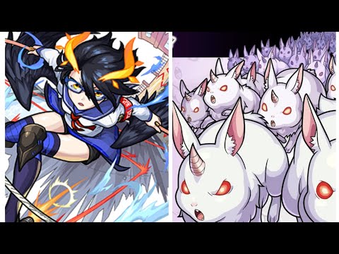 【モンスト】2021.10.08超究極大兎をゼフォンα艦隊でクリア