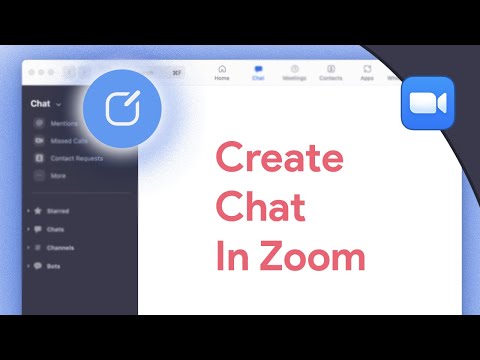 How to Create Chat in ZOOM | Zoom Masterclass