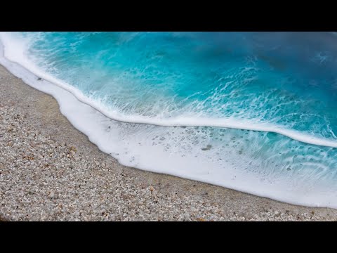 Resin Beach Waves with Sand - Layered Effects