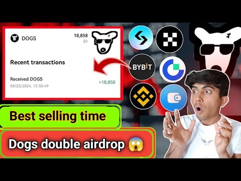 Dogs Coin best selling time and earn more profit|Major Airdrop Listing Date and Claim and 😱Withdraw