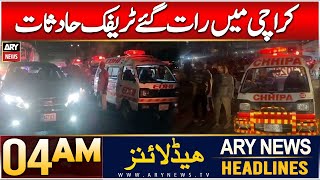 ARY News 4 AM Headlines | 11th Dec 2024 | Karachi Mein Raat Gaye Traffic Hadsaat