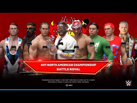 AWA NEW YEARS EVIL PPV: North American championship battle royal