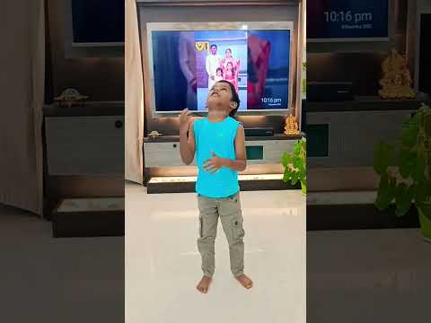 Sunday Monday Song by Harshith 😍😍 #funny #kids #butterfly #song #children #dance #funnyvideo