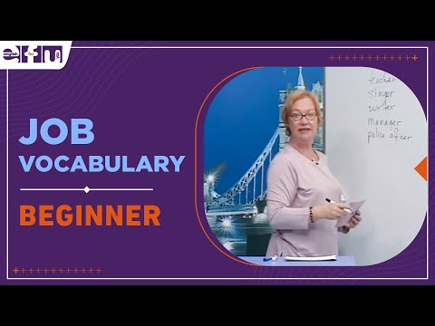 Let's Start English 51 - Lesson 8 / Job Vocabulary | Beginner Levels