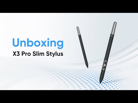 Unboxing the new X3 Pro Slim Stylus : Light, Slim, Comfortable to Grip