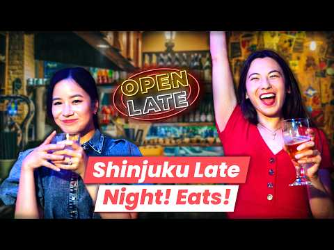 Tokyo Late Night Eats | Shinjuku Ramen, Sushi & a MUST-TRY Golden-Gai Bar in 2024 | feat. @kimdao