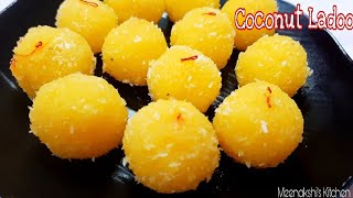 Coconut Ladoo | Without Condensed Milk | Nariyal Ke Ladoo Easy Coconut Laddu | Super Soft Ladoo