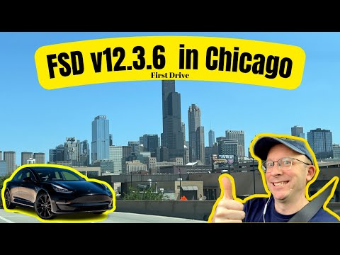 Tesla FSD 12.3.6 Shows Great Improvement on First Drive in Chicago